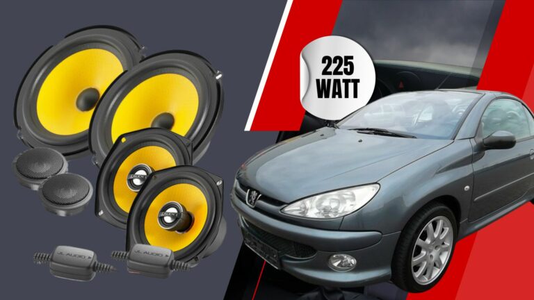 Testsieger mit 225 Watt für Peugeot 206CC Cabrio Sound!