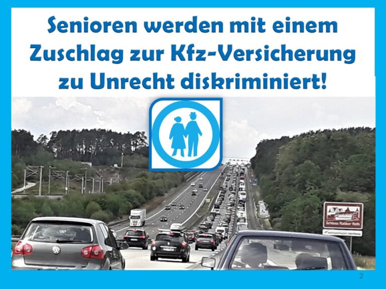 Altersdiskriminierung in der Kfz-Versicherung